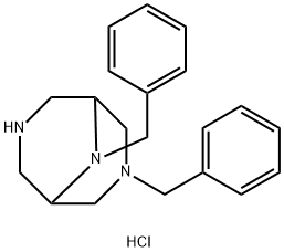 3,9-Dibenzyl-3,7,9-triazabicyclo[3.3.1]nonane dihydrochloride 结构式