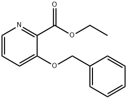 Ethyl 3-(benzyloxy)picolinate 结构式