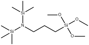 双(三甲基硅基)-3-胺丙基三甲氧基硅烷 结构式