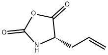 (S)-4-烯丙基噁唑烷-2,5-二酮 结构式