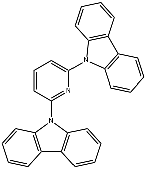 2,6-二(9-咔唑基)吡啶 结构式