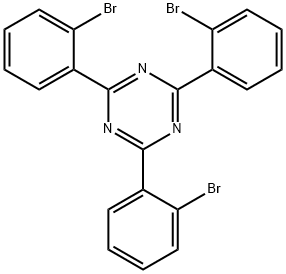 2,4,6-三(2-溴苯基)-1,3,5-三嗪 结构式