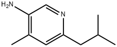 6-异丁基-4-甲基吡啶-3-胺 结构式