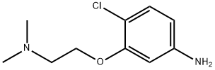 4-chloro-3-[2-(dimethylamino)ethoxy]benzenamine 结构式