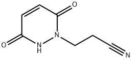 3-(3-Hydroxy-6-oxo-6H-pyridazin-1-yl)-propionitrile 结构式