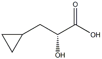 (R)-a-Hydroxy-cyclopropanepropanoic acid 结构式