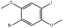 1-溴-4-碘-2,5-二甲氧基苯 结构式