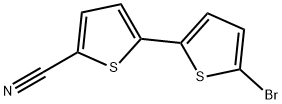 5‘-溴-5-氰基-2,2'-联噻吩 结构式