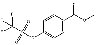 methyl 4-(trifluoromethylsulfonyloxy)benzoate 结构式