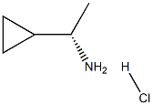 (S)-1-环丙基乙胺盐酸盐 结构式