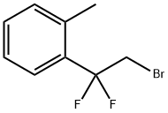 1-(2-溴-1,1-二氟乙基)-2-甲基苯 结构式