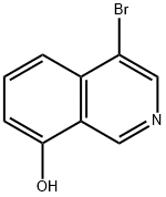 4-溴-8-异喹啉醇 结构式