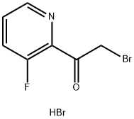 2-溴乙酰基-3-氟吡啶单氢溴酸盐 结构式