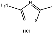 2-甲基噻唑-4-胺盐酸盐 结构式