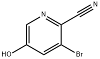 3-Bromo-5-hydroxypicolinonitrile 结构式
