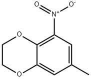 7-methyl-5-nitro-2,3-dihydrobenzo[b][1,4]dioxine 结构式