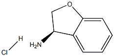 (R)-2,3-二氢-苯并呋喃-3-基胺盐酸盐 结构式