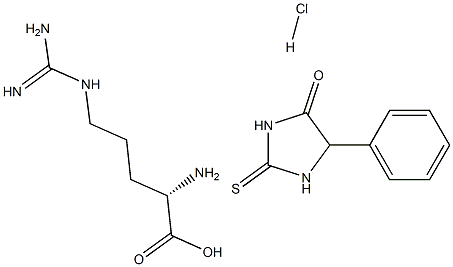 苯基硫代乙内酰脲-精氨酸盐酸盐 结构式