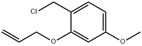 2-(烯丙氧基)-4-甲氧基苄氯 结构式