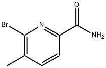 6-溴-5-甲基吡啶酰胺 结构式