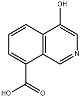 4-羟基异喹啉-8-羧酸 结构式