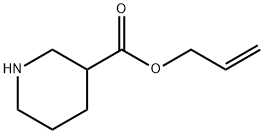 1-烯丙基哌啶-3-羧酸 结构式