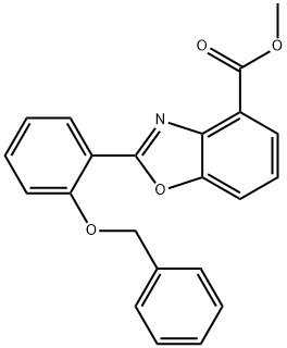 Methyl 2-(2-(benzyloxy)phenyl)benzo[d]oxazole-4-carboxylate 结构式