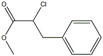 2-氯-3-苯丙酸甲酯 结构式