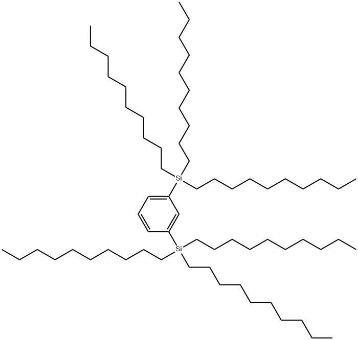 1,3-PHENYLENEBIS(TRISDECYLSILANE) 结构式