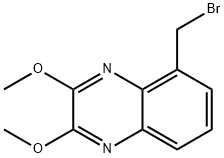 5-(溴甲基)-2,3-二甲氧基喹喔啉 结构式