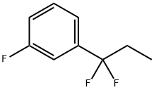 1-(1,1-二氟丙基)-3-氟-苯 结构式