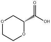 (2R)-1,4-二恶烷-2-羧酸 结构式