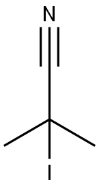 2-碘-2-甲基丙腈 结构式