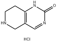 5,6,7,8-四氢吡啶并[4,3-D]嘧啶-2-醇盐酸盐 结构式