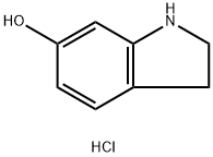 Indolin-6-ol hydrochloride 结构式