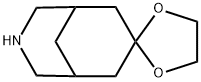 spiro[7-azabicyclo[3.3.1]nonane-3.2'-[1,3]dioxolane] 结构式