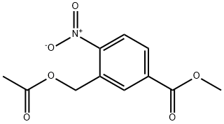 methyl 3-(acetoxymethyl)-4-nitrobenzoate 结构式