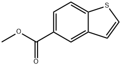 1-苯并噻吩-5-羧酸甲酯 结构式