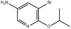 5-溴-6-异丙氧基吡啶-3-胺 结构式