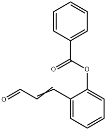 邻苯甲酰氧基肉桂醛 结构式