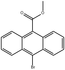 10-溴-9-蒽羧酸甲酯 结构式