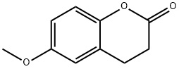 6-甲氧基苯并二氢吡喃-2-酮 结构式
