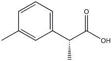 (R)-2-间甲苯基丙酸 结构式