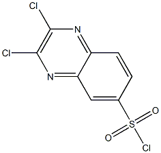 2,3-二氯喹喔啉-6-磺酰氯 结构式