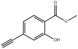 4-乙炔基-2-羟基苯甲酸甲酯 结构式