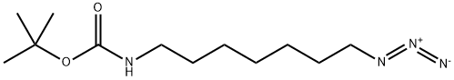 N-Boc-7-azidoheptan-1-amine 结构式