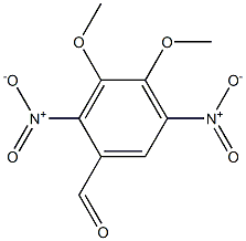 3,4-Dimethoxy-2,5-dinitrobenzaldehyde 结构式