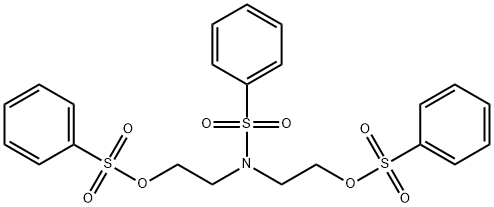 2,2'-(PHENYLSULFONYLIMINO)DIETHYL BIS(BENZENESULFONATE) 结构式