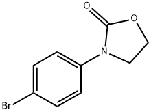 3-(4-溴苯基)噁唑烷-2-酮 结构式