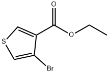 4-溴噻吩-3-甲酸乙酯 结构式
